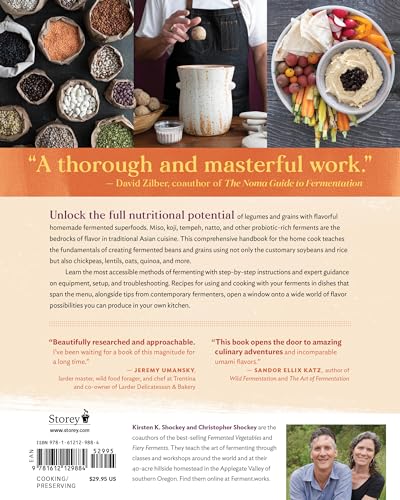 Miso, Tempeh, Natto & Other Tasty Ferments: A Step-by-Step Guide to Fermenting Grains and Beans-New