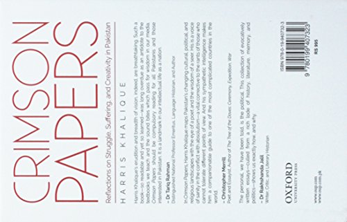 Crimson Papers: Reflections on Struggle, Suffering, and Creativity in Pakistan,Used