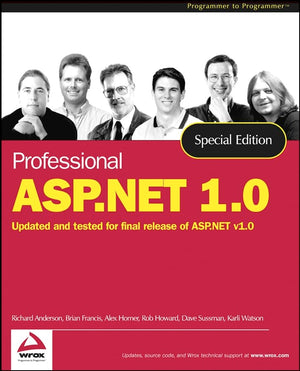 Professional Asp.Net 1.0 (Programmer to Programmer),Used
