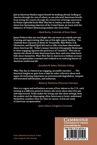 What They Saw in America: Alexis de Tocqueville, Max Weber, G. K. Chesterton, and Sayyid Qutb,Used