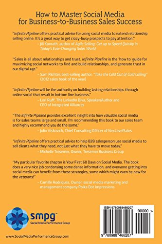 The Infinite Pipeline: How to Master Social Media for BusinesstoBusiness Sales Success: Sales Person Edition,Used