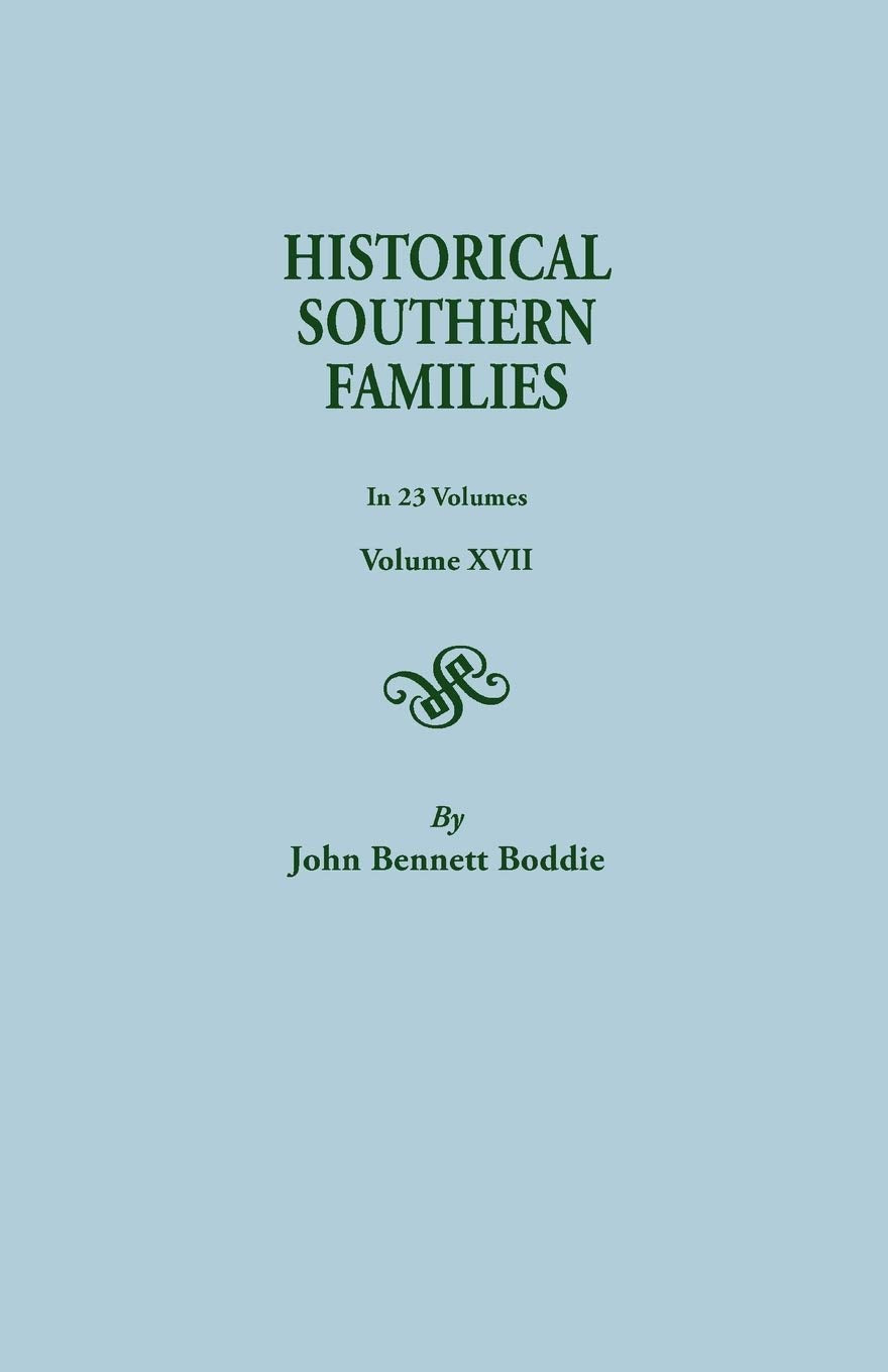 Historical Southern Families (17),Used