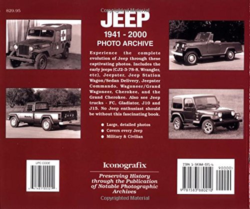 Jeep: 19412000 Photo Archive (Photo Archives),Used