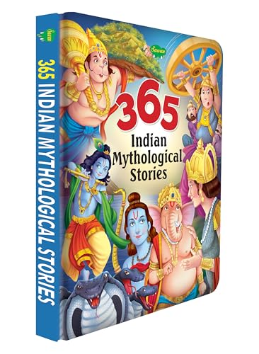 365 Indian Mythological Stories (Padded Hardbound) : Learning Books For Young Children, Story Book For Toddlers, Mythological Tales For Kids