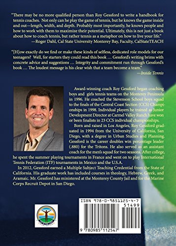 A High School Tennis Coach'S Handbook: For Players, Parents, And Coaches