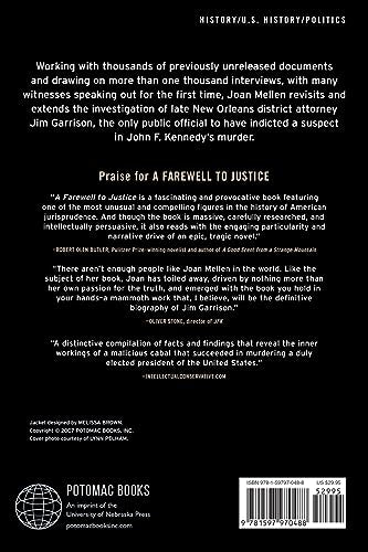 A Farewell To Justice: Jim Garrison, Jfk'S Assassination, And The Case That Should Have Changed History