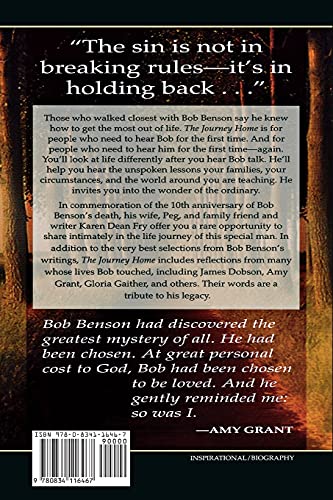 The Journey Home: A Walk With Bob Benson,Used