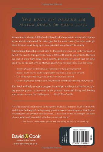 Be All You Can Be: A Challenge to Stretch Your GodGiven Potential,Used