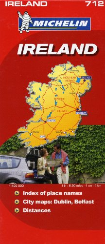 Michelin Map Ireland 712 (Maps/Country (Michelin)),Used