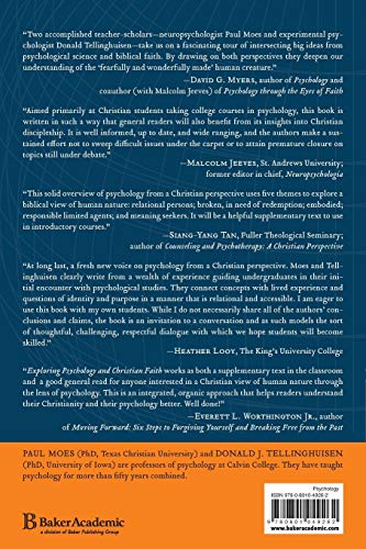 Exploring Psychology And Christian Faith: An Introductory Guide,New