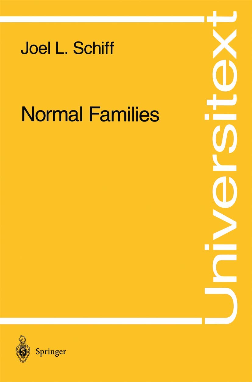 Normal Families (Universitext),Used