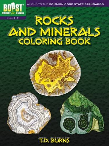 BOOST Rocks and Minerals Coloring Book (BOOST Educational Series),Used