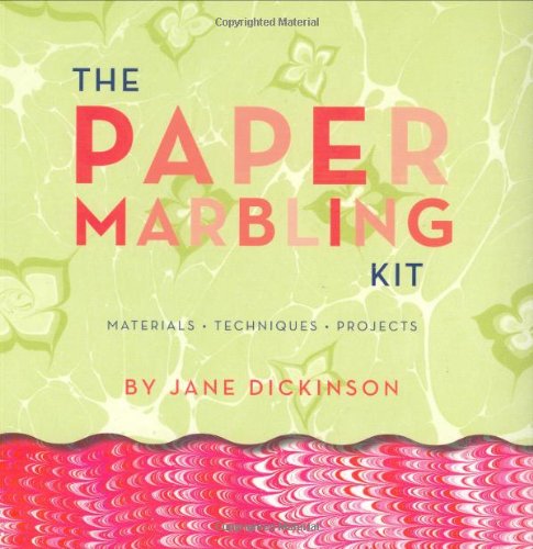 The Paper Marbling Kit: Materials, Techniques, and Projects,Used