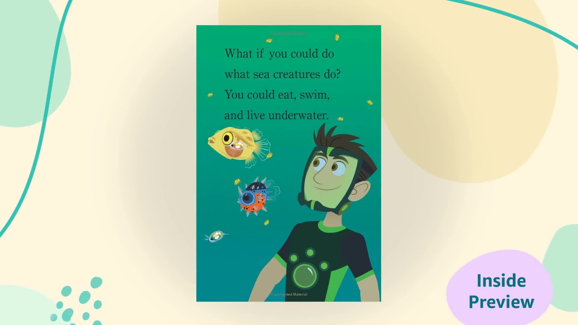 Wild Sea Creatures: Sharks, Whales And Dolphins! (Wild Kratts) (Step Into Reading)-used