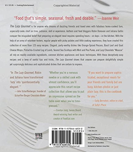 Lazy Gourmet: Magnificent Meals Made Easy,Used