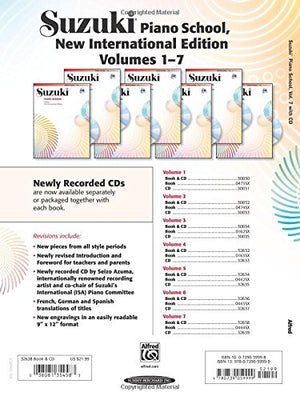 Suzuki Piano School, Vol 7: Book & CD,New