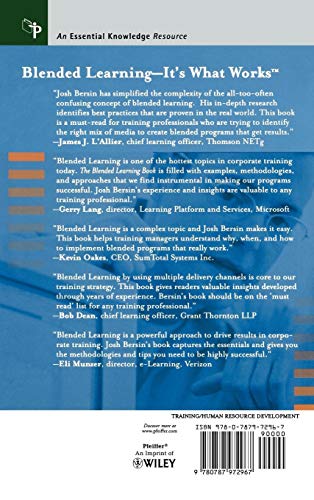 The Blended Learning Book: Best Practices, Proven Methodologies, and Lessons Learned,Used