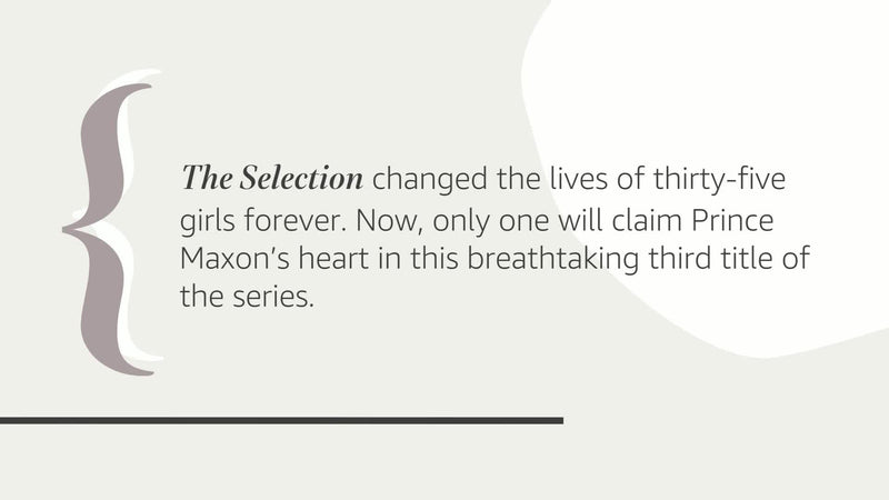 The One (The Selection, 3),Used