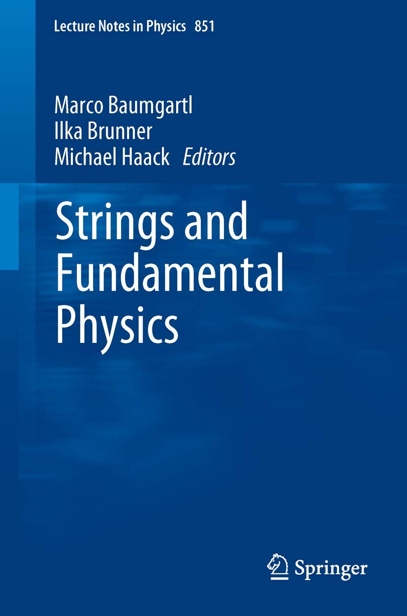 Strings And Fundamental Physics (Lecture Notes In Physics, Vol. 851) (Lecture Notes In Physics, 851),Used