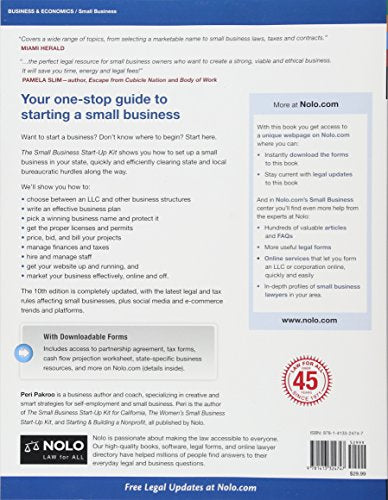 Small Business StartUp Kit, The: A StepbyStep Legal Guide,Used