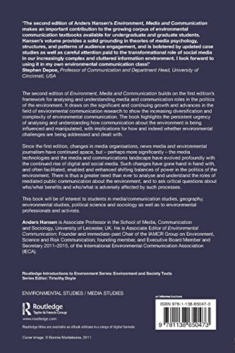 Environment, Media and Communication (Routledge Introductions to Environment: Environment and Society Texts),Used