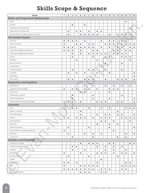 EvanMoor Daily Math Practice, Grade 6,Used