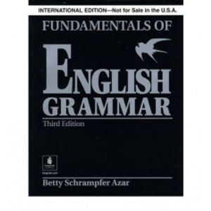 Fundamentals Of English Grammar Without Answer Key (Black), International Version, Azar Series (3Rd Edition),New