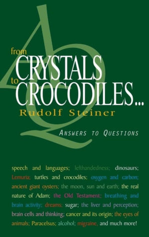 From Crystals to Crocodiles . . .: Answers to Questions (CW 347)
