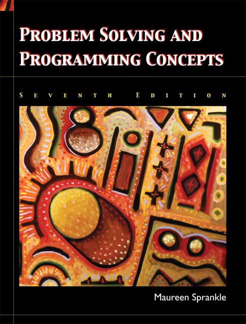 Problem Solving And Programming Concepts,Used