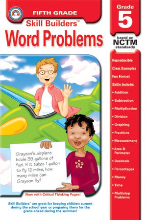 Word Problems, Grade 5 (Skill Builders),Used