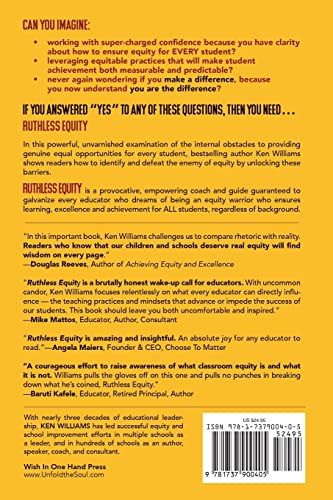 Ruthless Equity: Disrupt the Status Quo and Ensure Learning for ALL Students,Used