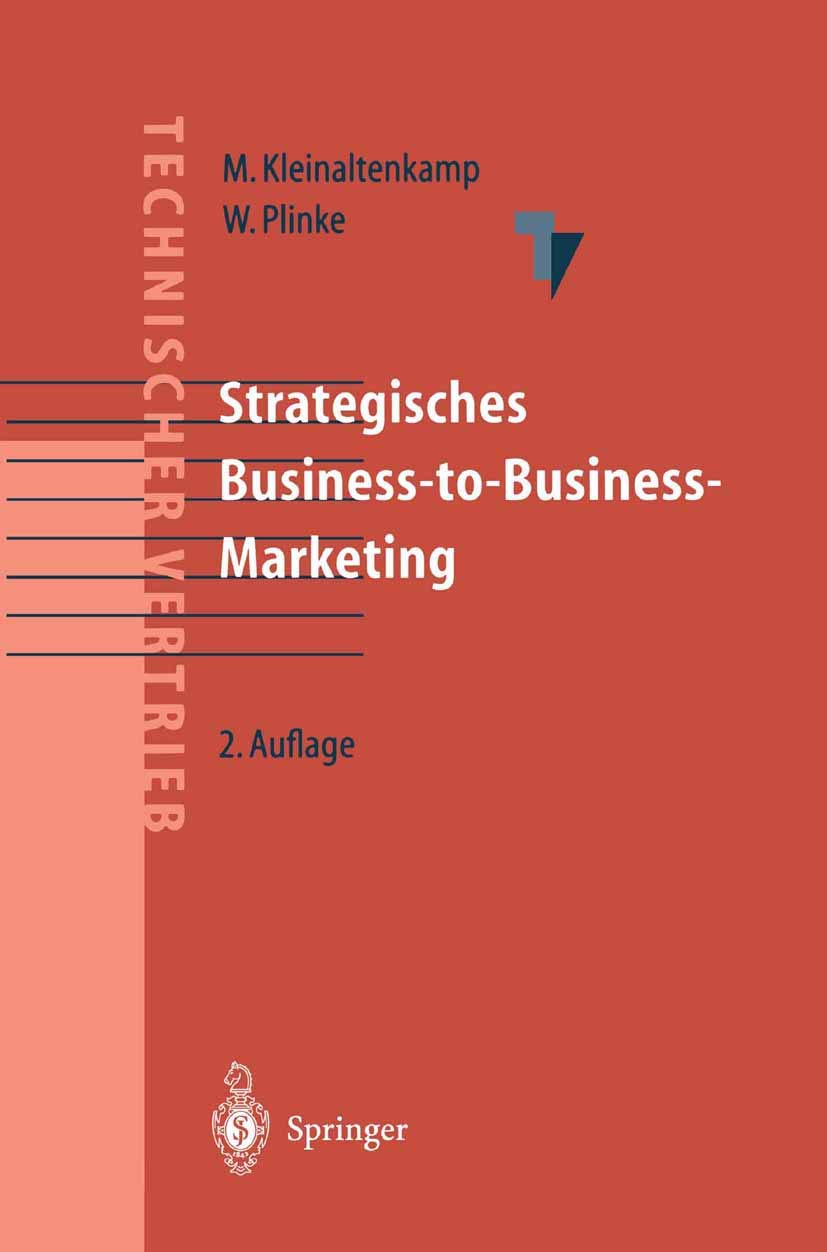 Strategisches Businesstobusinessmarketing (German Edition),Used