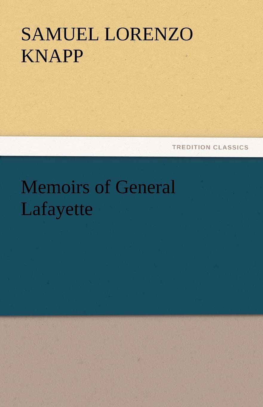 Memoirs of General Lafayette,Used