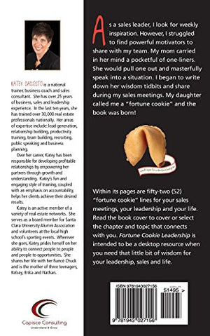 Fortune Cookie Leadership: Wisdom for Leadership, Sales & Life,Used