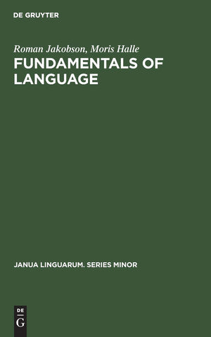 Fundamentals of Language (Janua Linguarum. Series Minor, 1),Used