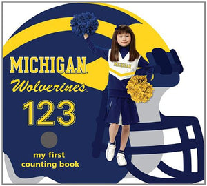 University of Michigan Wolverines 123: My First Counting Book (University 123 Counting Books) (My First TeamBoardBook),Used