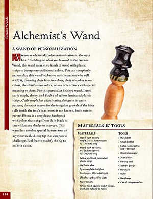 Compendium Of Wooden Wand Making Techniques: Mastering The Enchanting Art Of Carving, Turning, And Scrolling Wands (Fox Chapel P