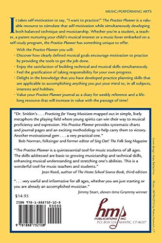 Practice Planner: A Journal of Goals and Progress,Used