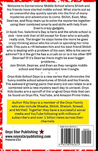 Onyx Kids Shiloh's School Dayz: The Secret Admirer (Onyx Kids School Dayz),Used