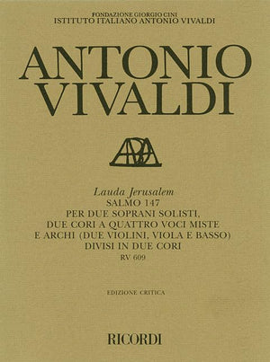Antonio Vivaldi  Lauda Jerusalem: (Psalm 147) RV 609,Used