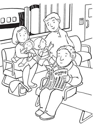 My Plane Trip Coloring Book (Dover Kids Coloring Books),Used