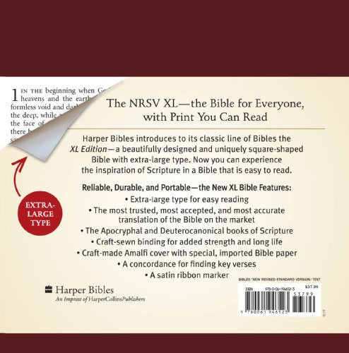 NRSV XL with Apocrypha (burgundy),Used