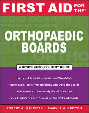 First Aid for the Orthopaedic Boards (First Aid Series),Used