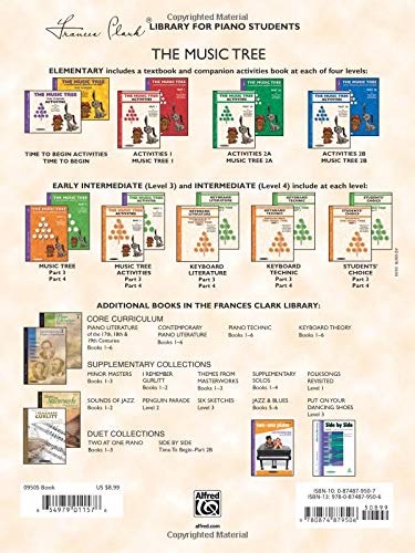 The Music Tree Activities Book: Part 1,New