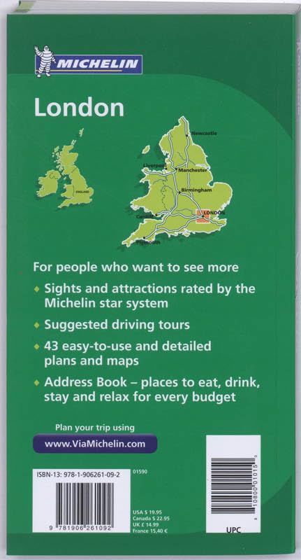 Michelin Green Guide London (Michelin Green Guides),Used