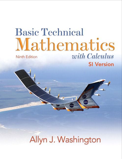 Basic Technical Mathematics With Calculus: SI Version,Used