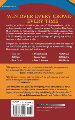 Presentations that Change Minds: Strategies to Persuade, Convince, and Get Results,Used