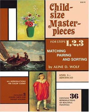 Childsize Masterpieces For Steps 1, 2, 3 Of Matching Pairing And Sortingy, Level 3Advanced,Used