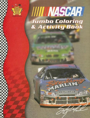 Nascar Photo Jumbo Coloring & Activity Book,Used