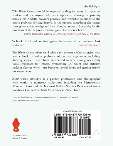 The Blank Canvas: Inviting The Muse,New